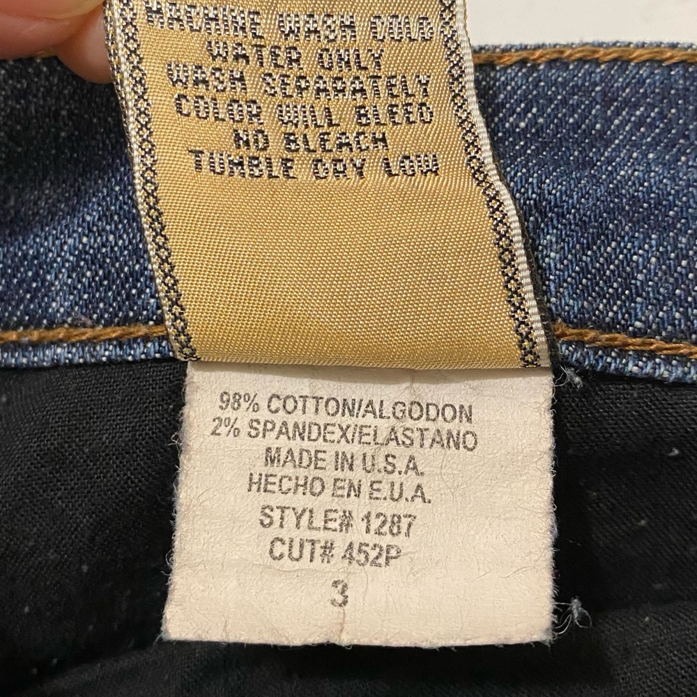 Plastic By Gly Embroidered Low Rise Distressed Boot Cut Junior’s Jeans, 3 - Picture 8 of 13